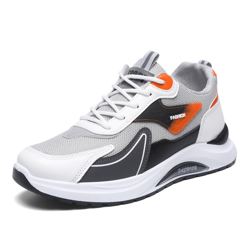 Maille gris orange