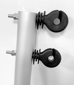 Mạnh mẽ cuối căng thẳng cách điện thiết bị đầu cuối cách điện cho vĩnh viễn điện hàng rào thép carbon mạ kẽm - Product Image 4