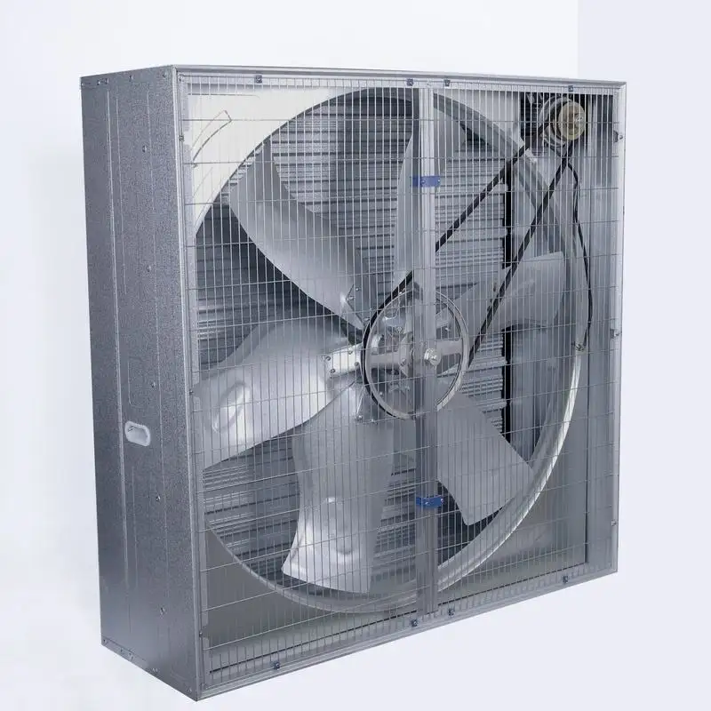Ventilador de escape industrial de chapa galvanizada montado en la pared de alta calidad ventilador de escape galvanizado
