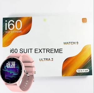 12-in-1 çift kablosuz akıllı saat I60 aşırı ve kulaklık Pro MAX Set kare şekli ile pusula ve uyku Tracker fonksiyonu hediye - Product Image 5