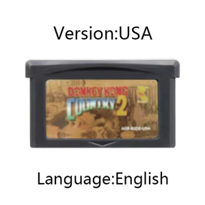 ตลับเกม GBA 32บิตการ์ดคอนโซลวิดีโอเกมลา Kong ชุดมาริโอกับลาฮ่องกงประเทศสำหรับ GBA/sp/ds - Product Image 6