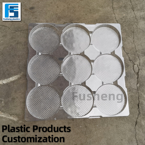 Plastic Products Manufacturer Custom Transparent Vacuum Forming Recyclable Turnover <strong>Tray</strong> <strong>Thermoforming</strong> Shell Blister <strong>Packaging</strong>