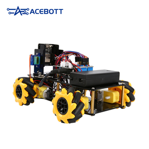 ACEBOTT ESP32 IoT WiFi Rueda Programable Evitación de obstáculos Seguimiento Codificación de arañazos Arrancador Robot inteligente Kit de coche para Arduino