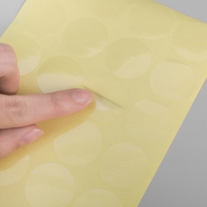 Clear Vinyl PVC Transparent Round Rectangular square <strong>Oval</strong> Sealing Stickers - Product Image 5
