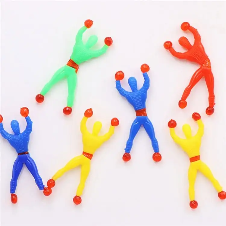 New Wall climbing villain toy sticky wall sticky palm decompression rtifact small toy