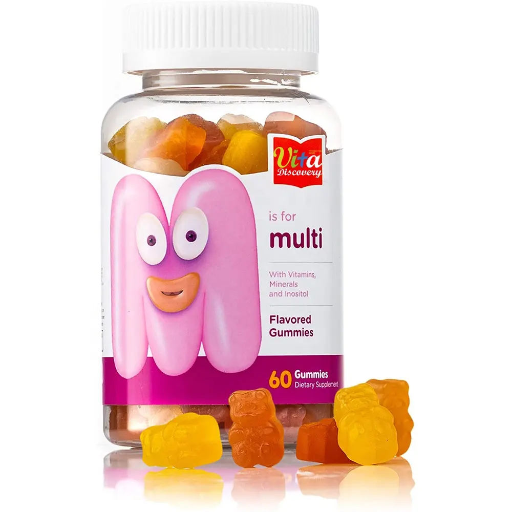 نباتي غائر الدب فيتامينات D3 & زنك مكمل متعدد فيتامين Gummies كوشير للأطفال مع فيتامين C