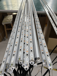 5050RGB 72leds 12V led şerit ışık WS2811 piksel adresli led alüminyum profil led şerit ışık açık - Product Image 5