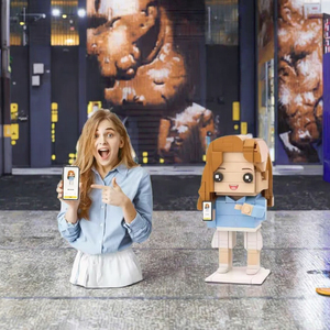 Tùy Chỉnh 3D Mini-Con Số Xây Dựng Khối Thiết Lập Cảm Xúc Quà Tặng Cho Bạn Bè Monbix Nhựa Gạch Hành Động Con Số Thiết Kế Đồ Chơi - Product Image 3