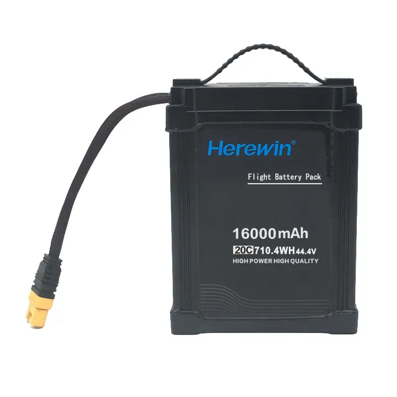Herewin intelligente 44,4 V 16000 mAh 15 C 12 S mit AS150 Stecker wiederaufladbare Lithium-Polymer-Batterie lipo-Batterie für DIY-UAV-Drohne