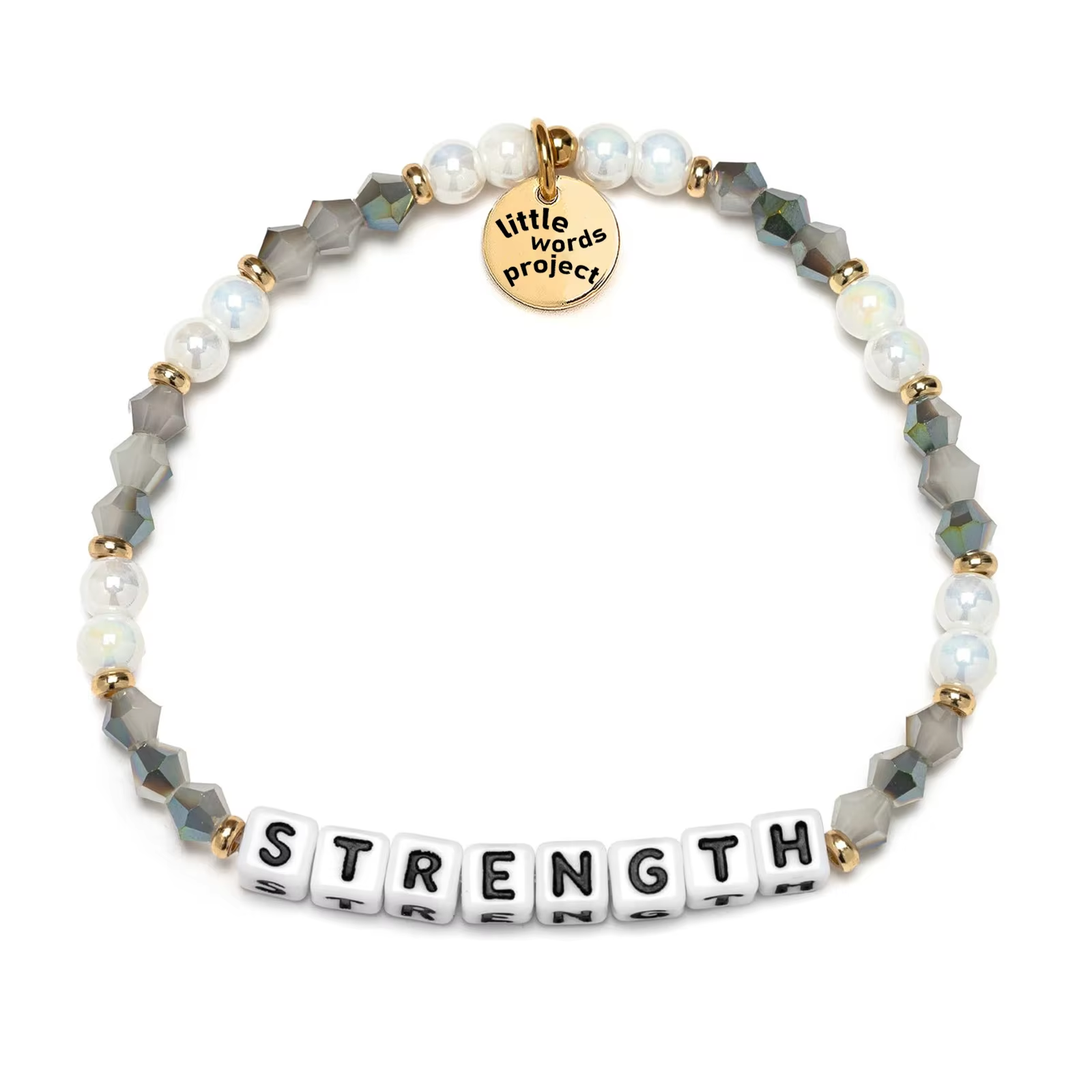 7 with stainless steel metal logo charm