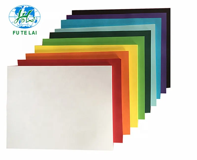 Papel de cartón de color, 180gsm