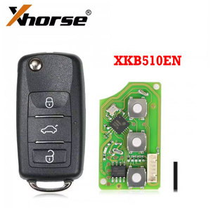 Arayüz XKB510EN VW B5 tipi 3 düğmeler için evrensel tel uzaktan anahtar VVDI anahtar aracı VVDI2 İngilizce sürüm araba anahtarı araçları - Product Image 1