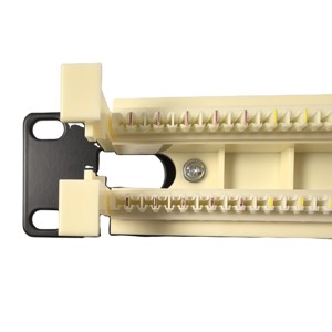 Precio competitivo 1U Voice Phone Patch Panel 100 pares 110 tipo de tarjeta de bloque de distribución para rack de red de 19 pulgadas - Product Image 3