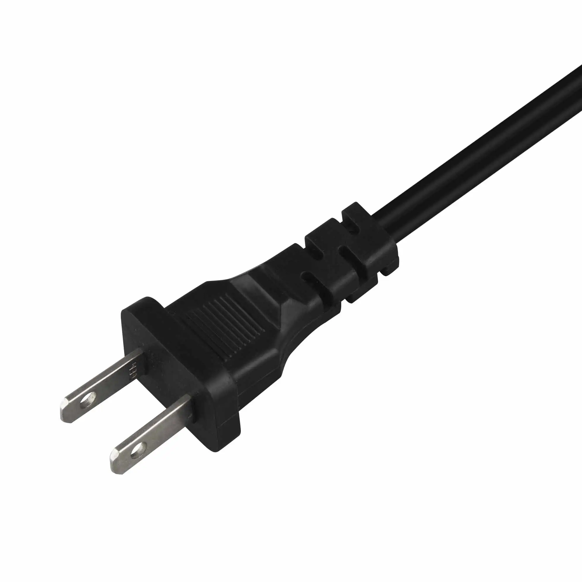 YUYAO,ZHENJIA,USA Standard 2-poliger Stecker spt-2 2 * 18awg 4ft Kupfer kern Kabel ende kann Wechselstrom kabel angepasst werden