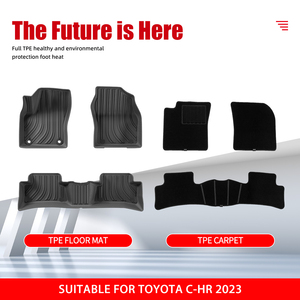 Factory Wholesale Rear <strong>Trunk</strong> Mat for Toyota <strong>C</strong>-HR 2023 All Weather Waterproof Non-slip TPE 3D <strong>Trunk</strong> Mat - Product Image 2