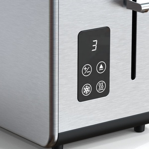 Digitaler Brot toaster aus Edelstahl, intelligenter Touchscreen-Toaster mit LCD-Toaster und Farb lackier option - Product Image 2