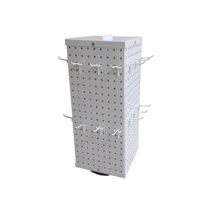 Tienda minorista de punto de venta, Mostrador de mesa personalizado giratorio pequeño de 4 lados, estante de exhibición de metal - Product Image 3