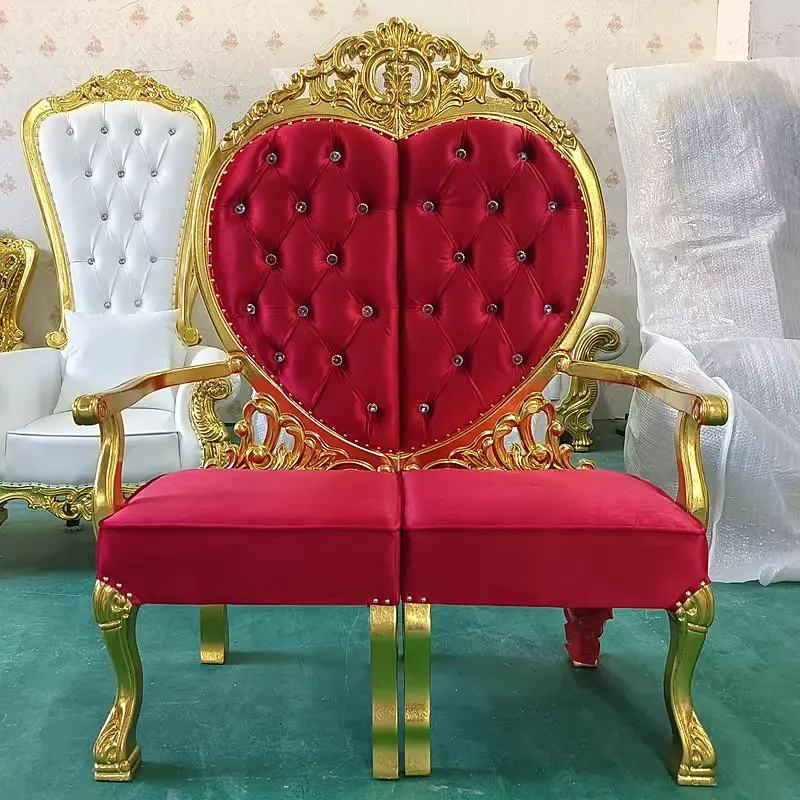 राजकुमारी शाही राजा कुर्सी सस्ते बच्चे बच्चों के लिए लक्जरी मखमल सोफे शास्त्रीय सोने सिंहासन कुर्सियों पार्टी घटना शादी फर्नीचर