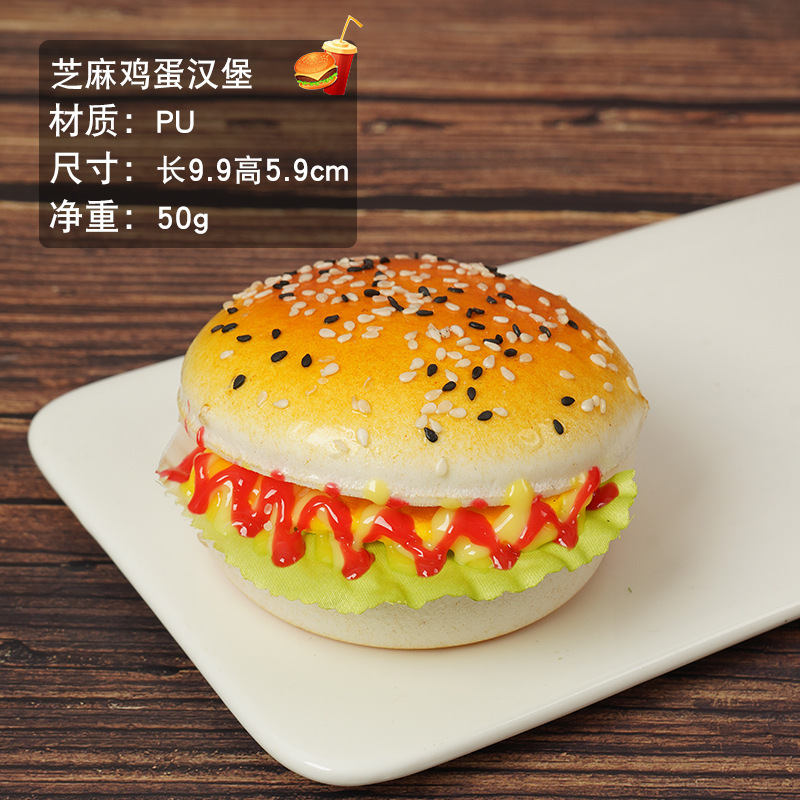 4 Burger aux œufs et au sésame