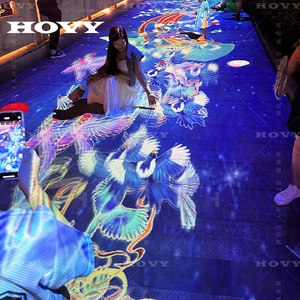 하이 퀄리티 80 + 테마 인터랙티브 플로어 프로젝터 LCD 디스플레이 1920x1200 해상도 내장 Wi-Fi 실내 인터랙티브 플로어 - Product Image 5