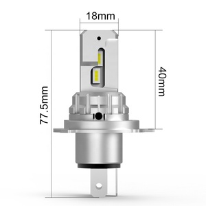 GviewGSカーLEDヘッドライトハイパワー20W12000LM LED H4 HB2 9003 LED Canbus Foco H4LED - Product Image 2