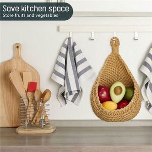 Treo tập tin giỏ bếp tường <span class=keywords><strong>Linen</strong></span> wicker giỏ để bán 10 inch nhà máy móc đay Quà Tặng sao lưu trữ màu xanh lá cây lá nồi - Product Image 4