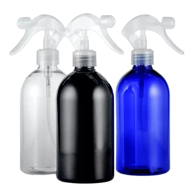 Garrafa plástica de spray líquido para animais, embalagem de garrafa detergente 500 ml