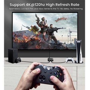 8K 60HZ <strong>HDMI</strong> Splitter <strong>Switch</strong> 4K120Hz <strong>HDMI</strong> <strong>2</strong>.1 Bi-Direction Switcher <strong>2</strong> in 1 Out Audio Converter 1x2 2x1 for PS4 PS5 Xbox - Product Image 6