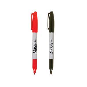 Sharpie-rotulador permanente de color negro, juego de rotuladores de punta fina, personalizados, con autorización de fábrica - Product Image 1