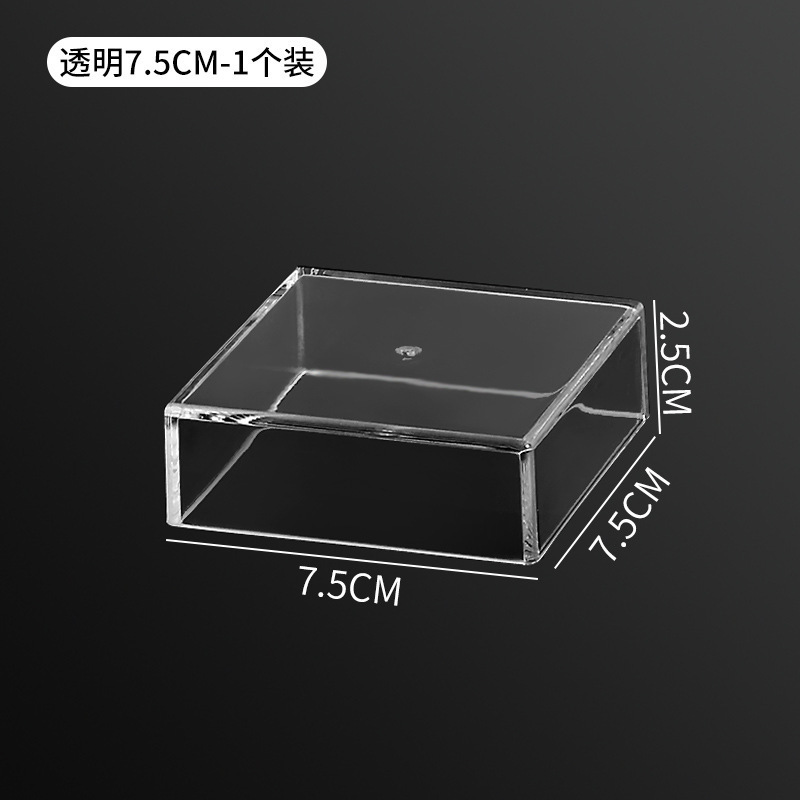 3-inch transparent