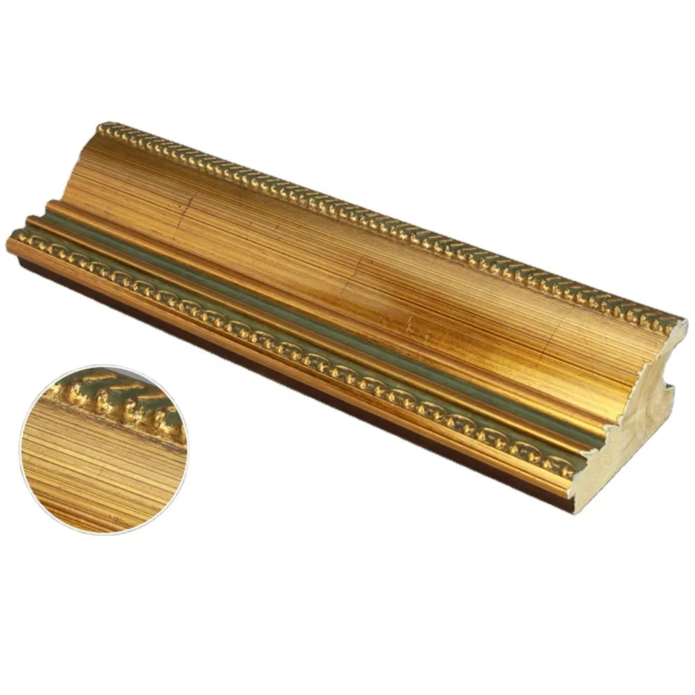 Ornato oro solido Antico telaio in legno per la pittura e di arte della parete