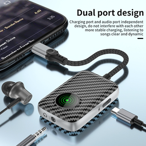 立体声数模转换器Usb C至Aux适配器2合1耳机插孔适配器至c型母头c至3.5毫米插孔适配器 - Product Image 3