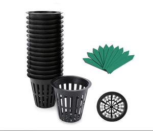 Tarım kullanımı için yeni Aeroponics ve topraksız sistem sera plastik ağ tencere çiçek saksıları ve yetiştiricilerinin