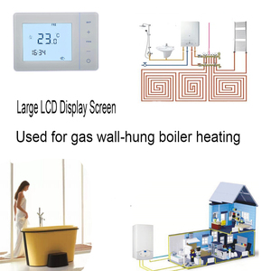 Termostato WiFi inteligente Tuya para calefacción de agua por suelo radiante programable semanal 230V controlador de temperatura suministrado por batería - Product Image 2