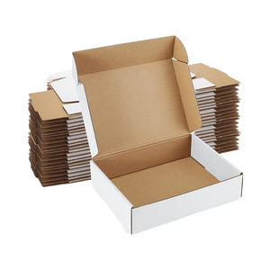 Scatole di spedizione di carta ondulata semplice con Logo personalizzato per scatole di imballaggio in cartone per piccole imprese - Product Image 4