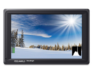 FEELWORLD FW279S Monitor hd sdi de 7 pulgadas con 3G-SDI 4K Entrada HDMI Salida 2200nit Campo de cámara visible con luz diurna - Product Image 1