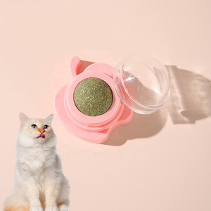 Factory Wholesale Custom Logo Cute Shape Interactive Cat <strong>Catnip</strong> Toy <strong>Catnip</strong> Ball for Cats Wall - Product Image 2