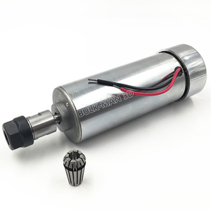 Motore mandrino raffreddato ad aria 400W CNC 12V- 48V DC con regolatore di velocità PWM per macchina per incisione Router CNC - Product Image 2