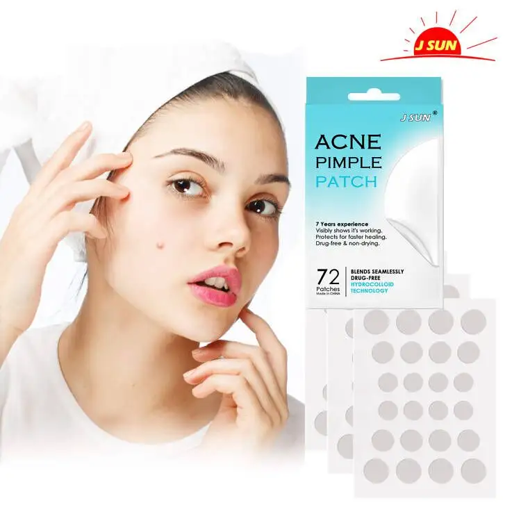 Acne Pimple Patch Absorbing Hydrocolloid Invisible Acne Patch For Face Zit with Tea Tree oil 24 dots