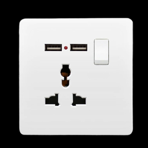 6A Adaptador de enchufe múltiple de 3 pines con enchufe universal | Enchufe universal de enchufe múltiple de 3 pines - Product Image 1