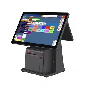 14 Inch Desktop Pos Machine Android 11 System Touch Screen Point of Sale Restaurant Ordering Pos Hardware <strong>with</strong> 80mm Printer