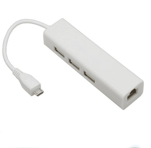Yüksek Kalite 3 Port USB 2.0 Hub 1 Port USB Ağ Adaptörü USB rj45 Lan Ethernet Kartı - Product Image 1