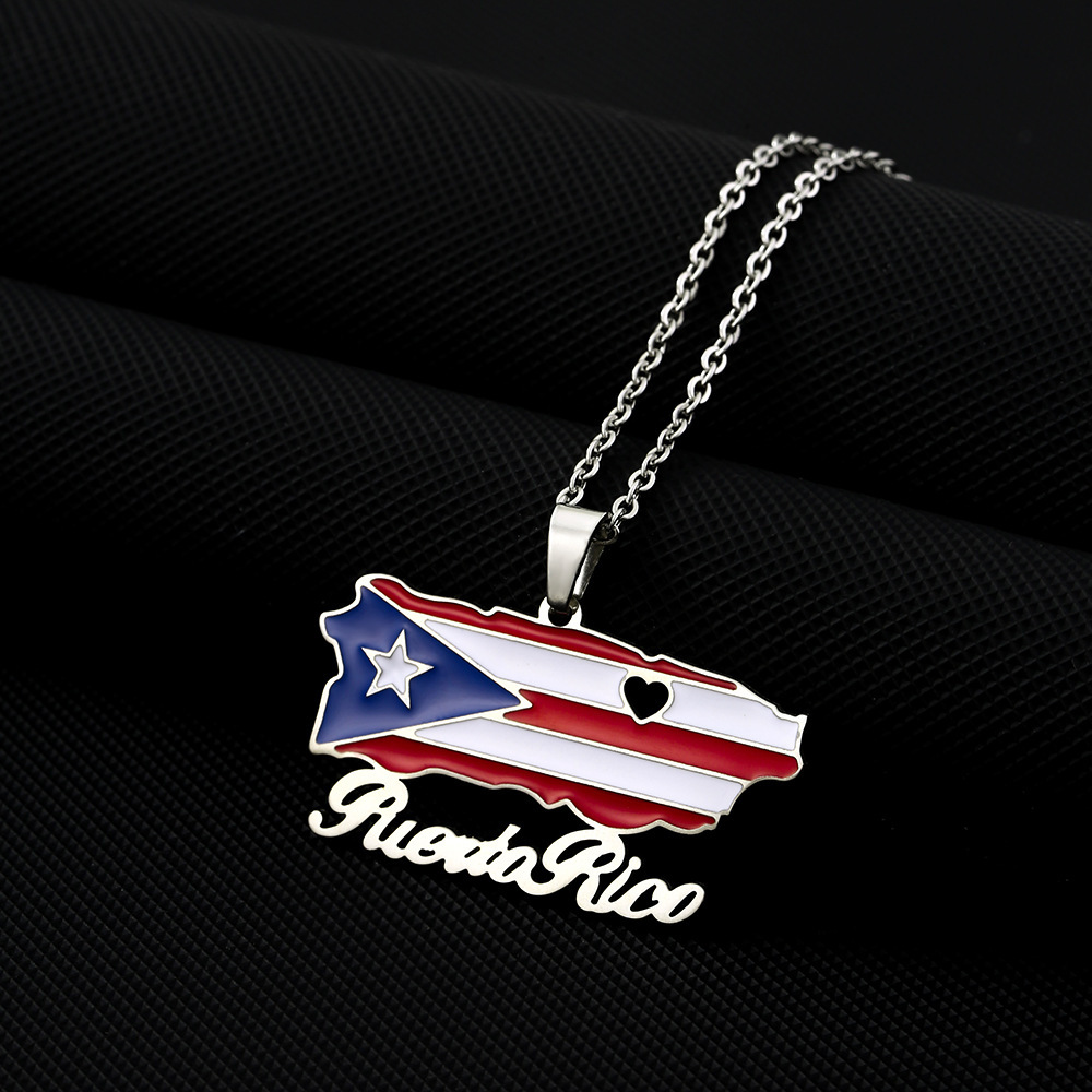 Plata Puerto Rico con Corazón