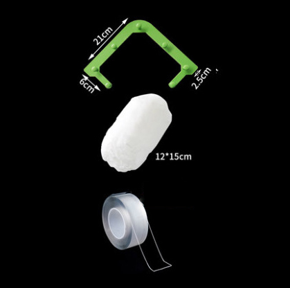 green rack + 50pcs strainer + tape