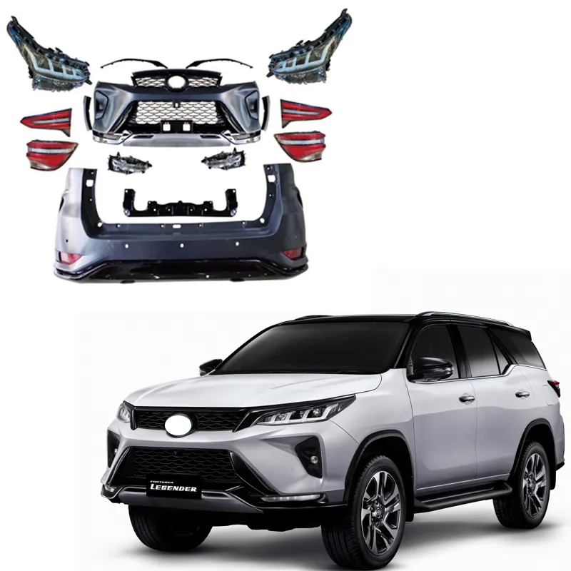 Bộ Phụ Tùng Thân Xe Ô Tô KLT, Bộ Phụ Tùng Thân Xe Cho Toyota Fortuner 2015-2020 Nâng Cấp Lên Fortuner Legender 2021