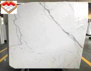 Calacatta arabescat oro borghini beyaz calcutta mermer levha İtalya mermer fayans cilalı lüks gri damarlı beyaz mermer