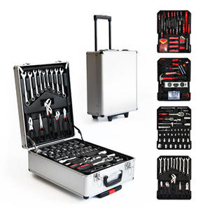 186-piece <strong>Tool</strong> Set <strong>Kit</strong> with Pull-along Suitcase and Aluminum Box Four Layers of Hardware Combination <strong>Tools</strong> - Product Image 2