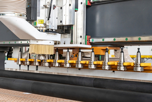 2000*4000mm <strong>Cnc</strong> <strong>Router</strong> Woodworking Machine AutomaticTools Changes ATC Engraving Machines on MDF PVC WOOD - Product Image 6