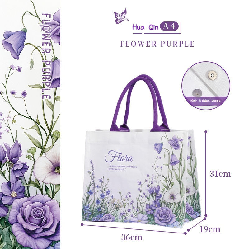 FLEUR VIOLETTE AVEC ÉCHARPE 2
