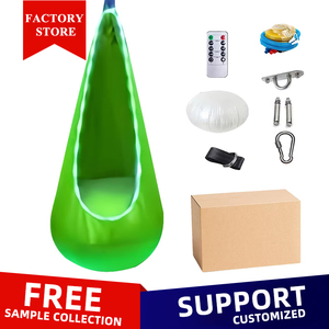 Baichuang sedia a dondolo per bambini sedia da campeggio all'aperto sedia a dondolo con cuscino gonfiabile luce LED - Product Image 5